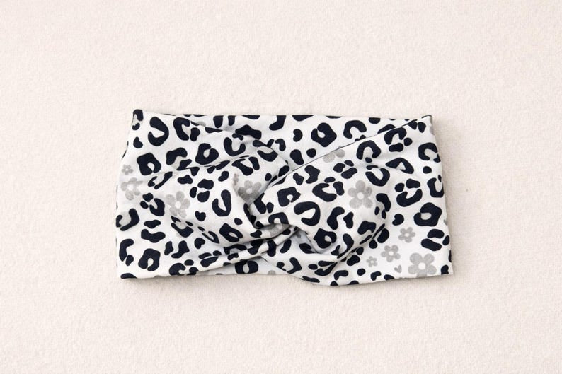 Bandeau Léopard Fleurs
