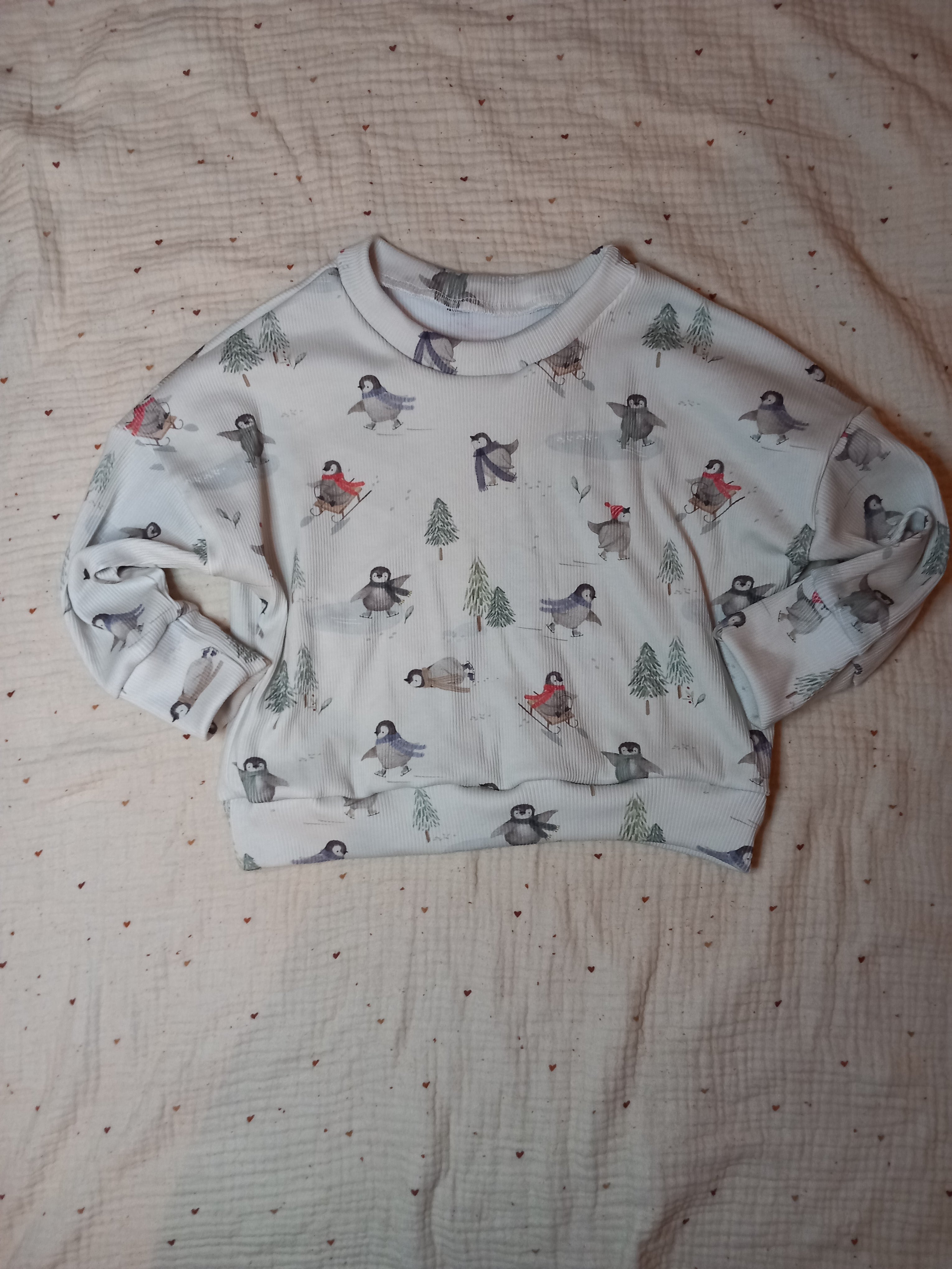 Oversize Pullover "Pinguin"