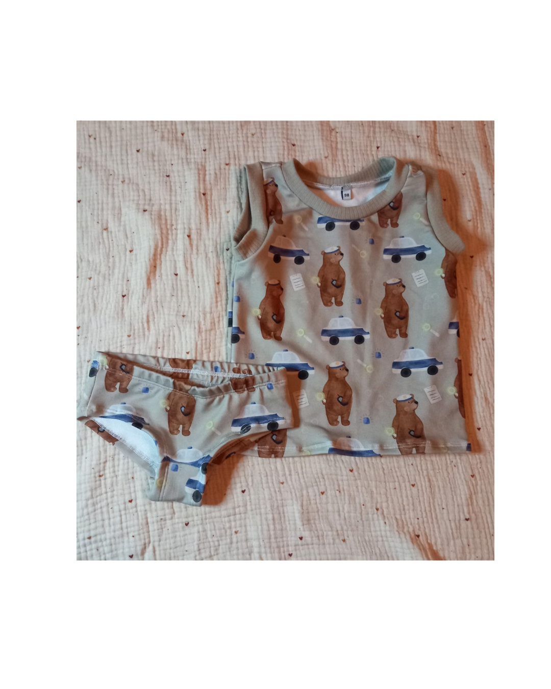 Set Unterwäsche Polizei Bär