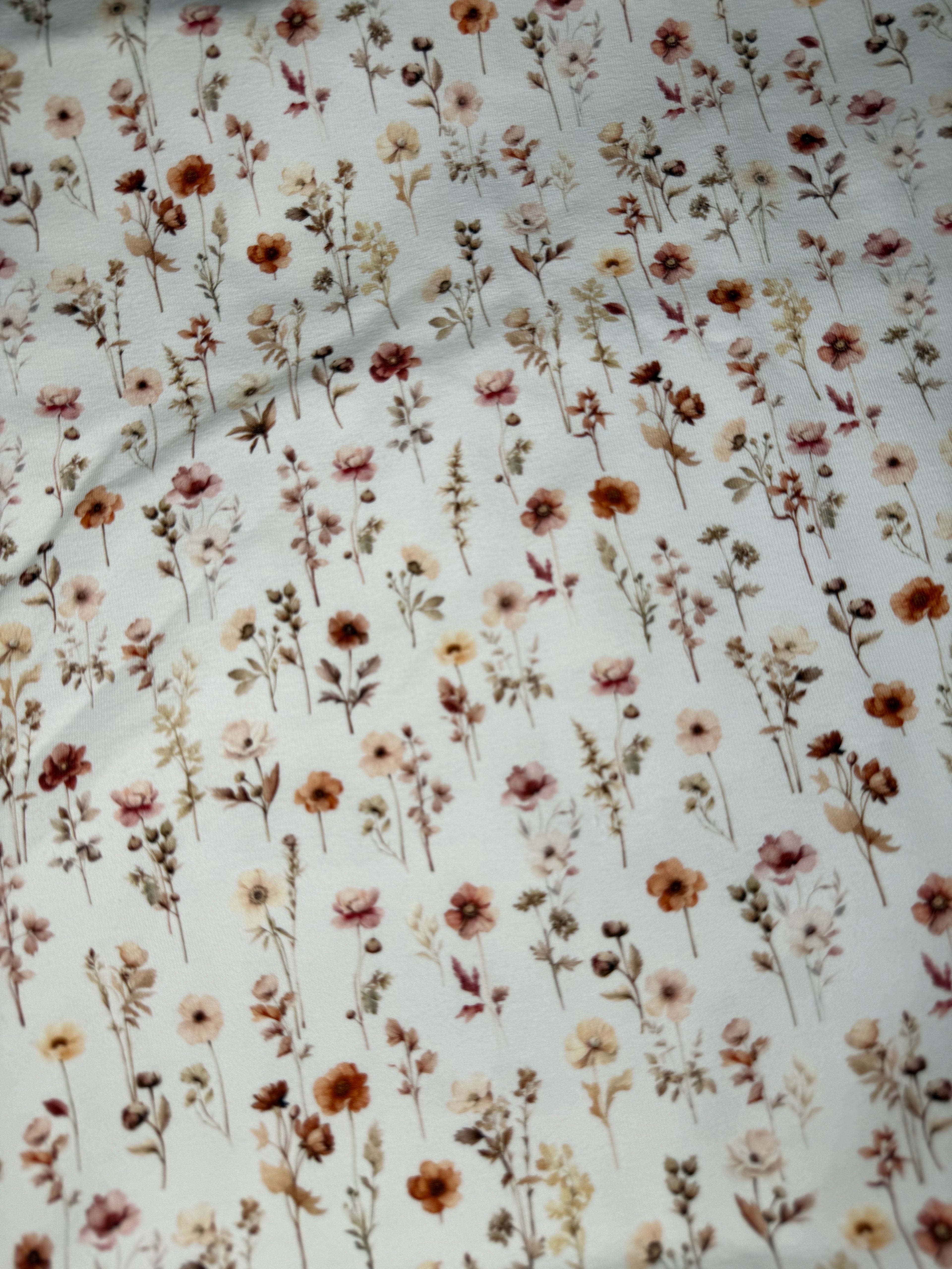 Stoff Vintage Blumen