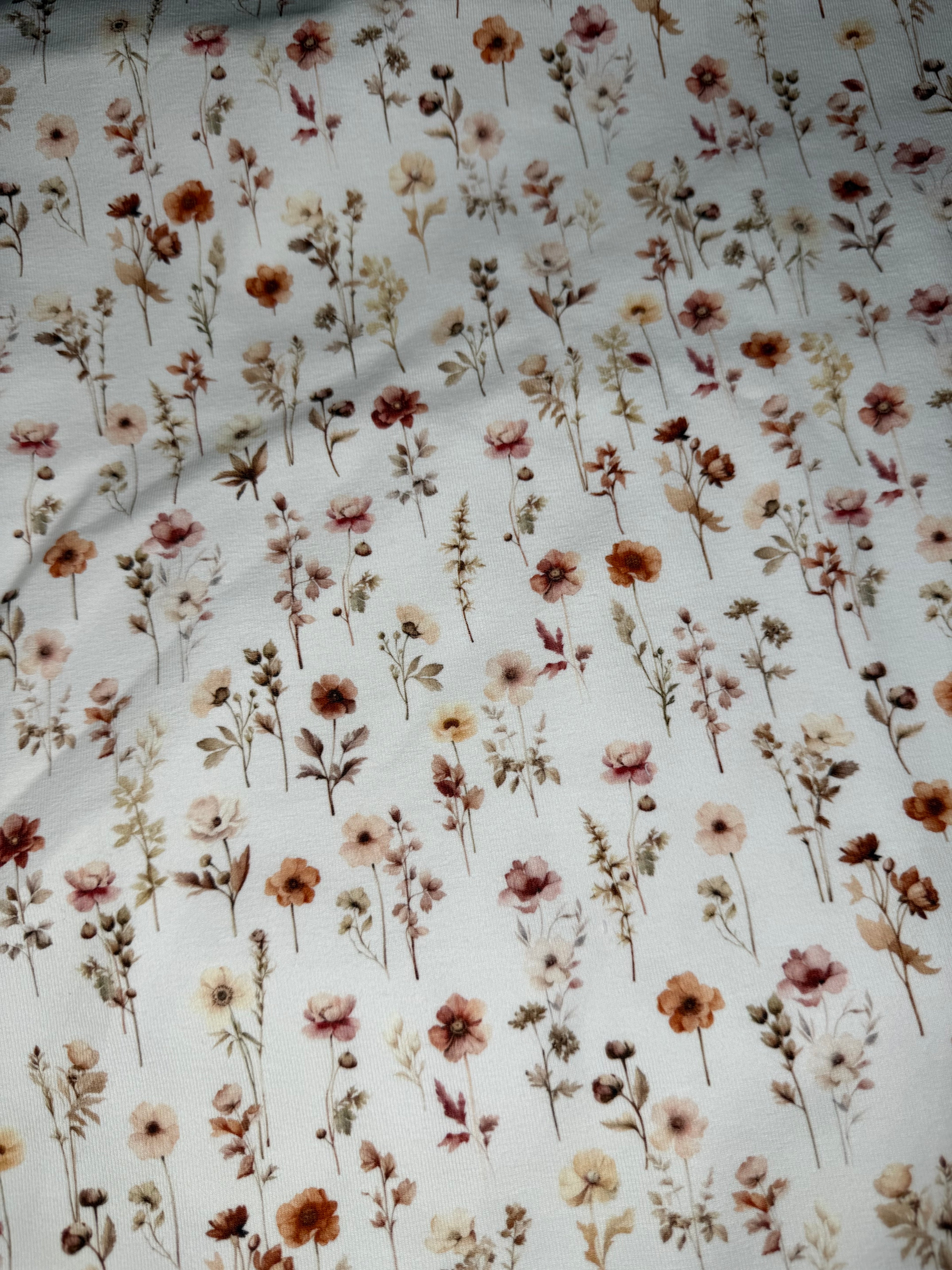 Stoff Vintage Blumen