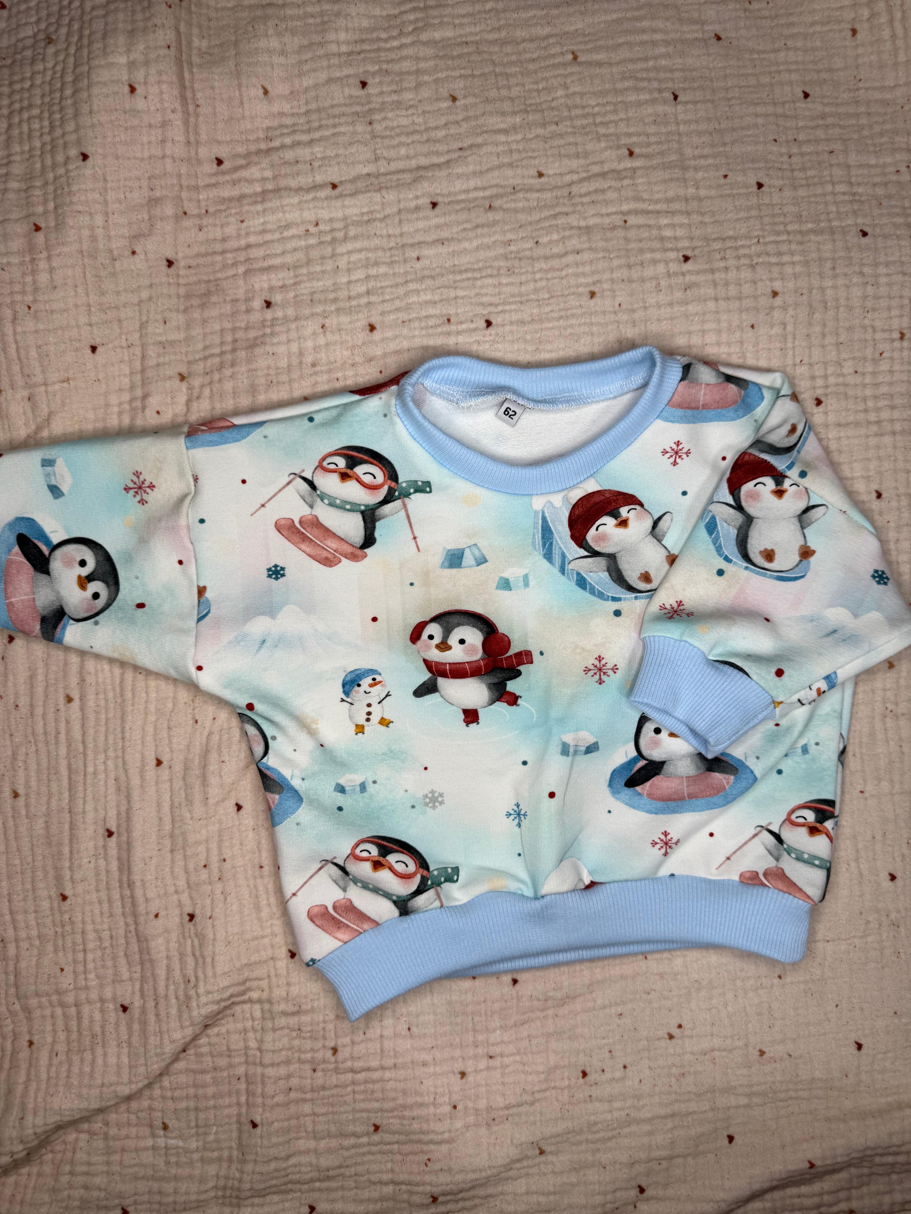 Pull oversize Manchon pingouin