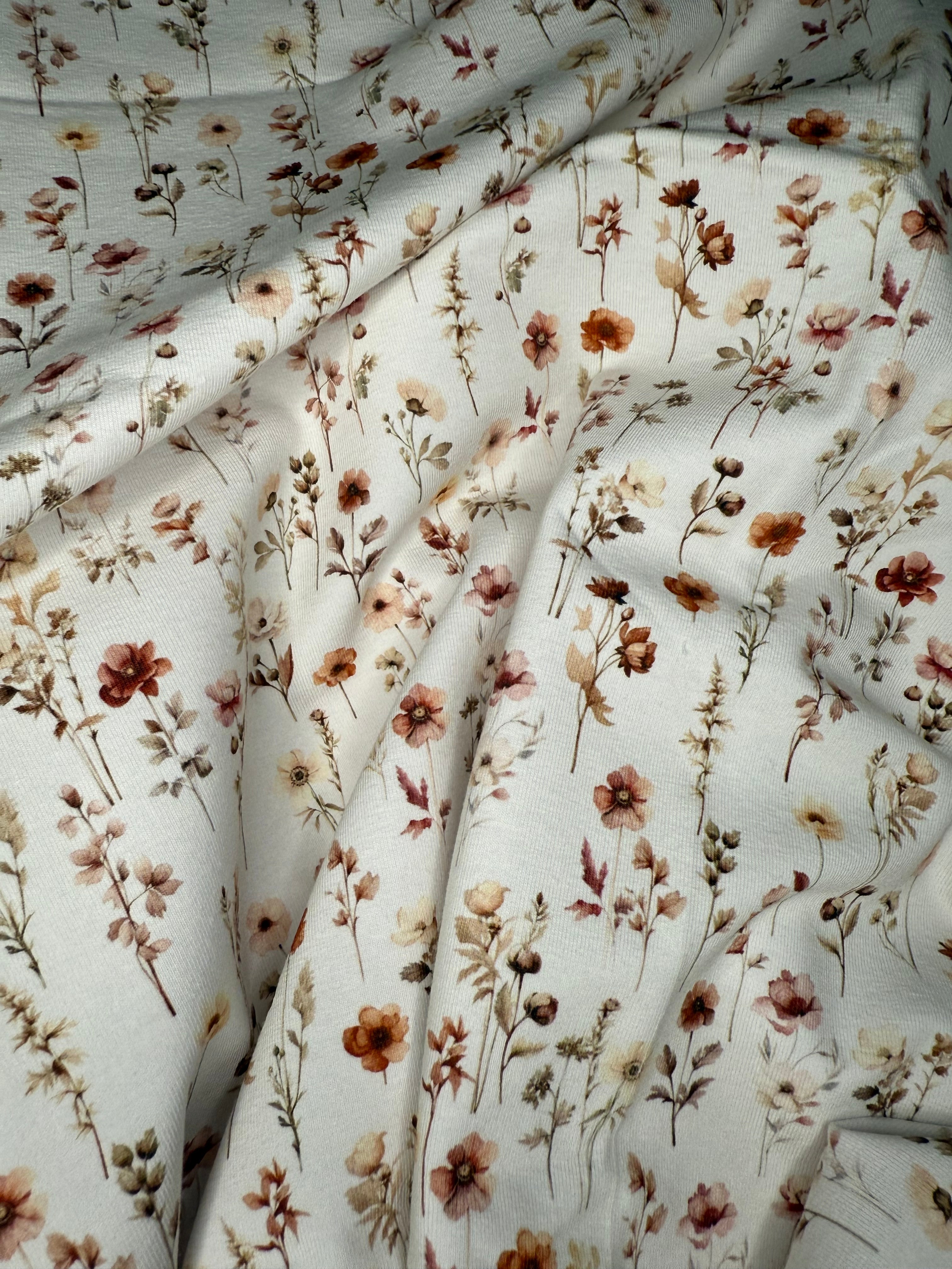 Stoff Vintage Blumen