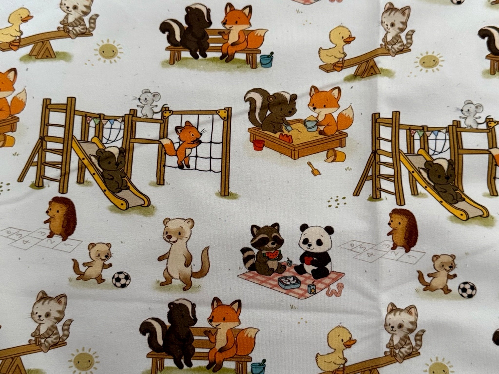 Aire de jeux en tissu
