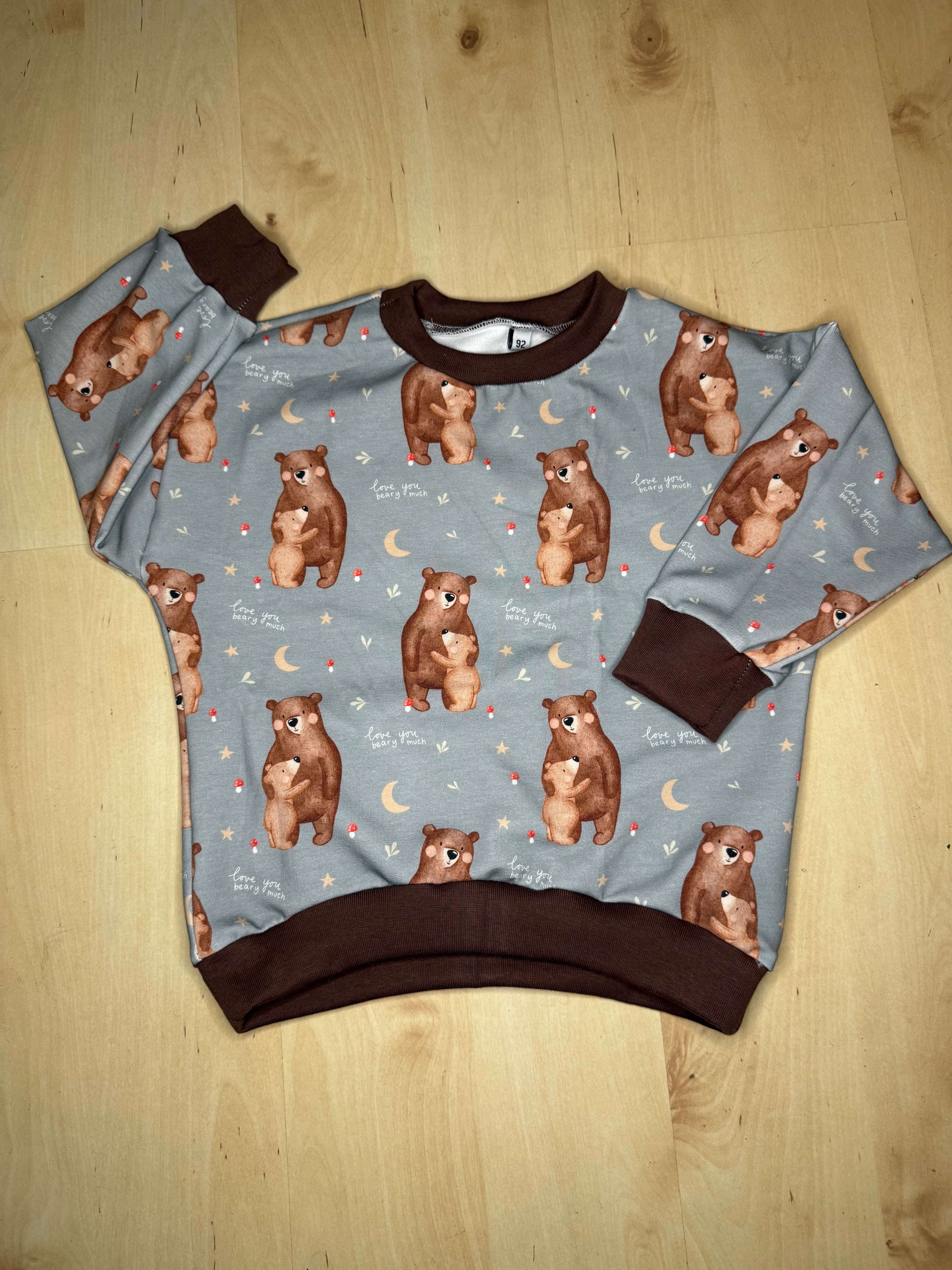 Pull oversize « Love you beary much »
