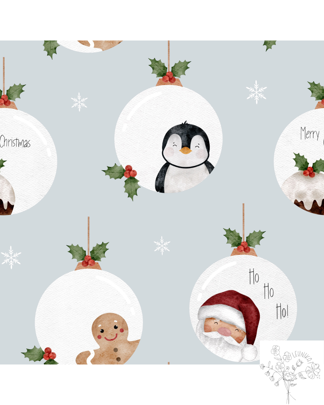 Christmas Kugeln blau