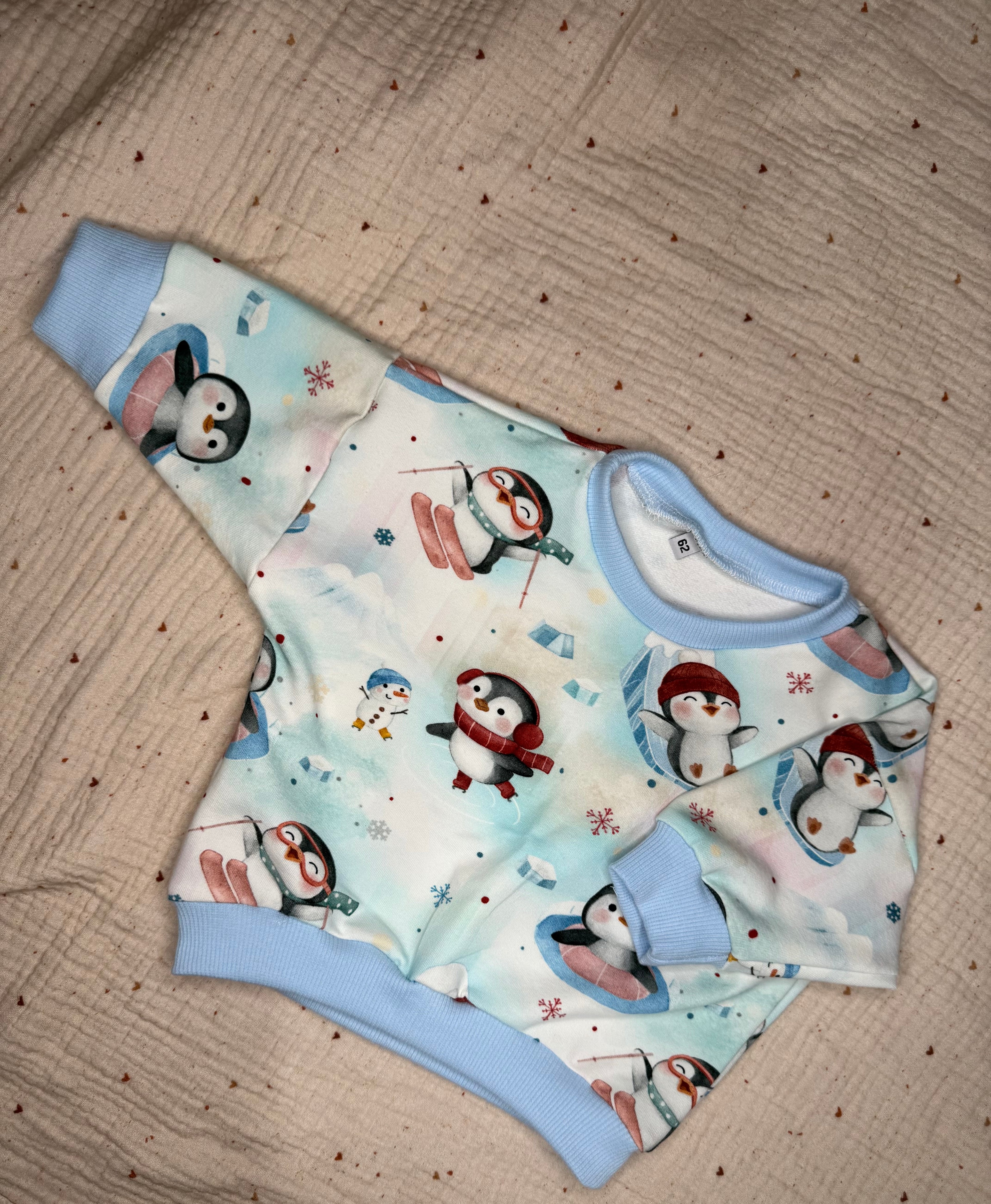Pull oversize Manchon pingouin