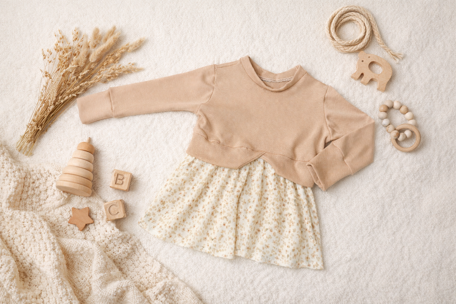 Pull Fille Fleuri
