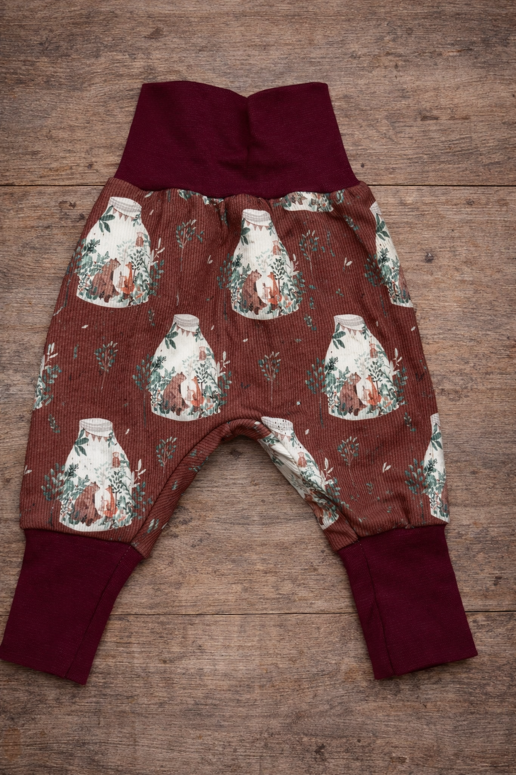 Pumphose Bär und Fuchs