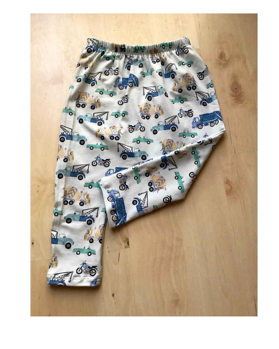 Leggings "Fahrzeuge Blau"