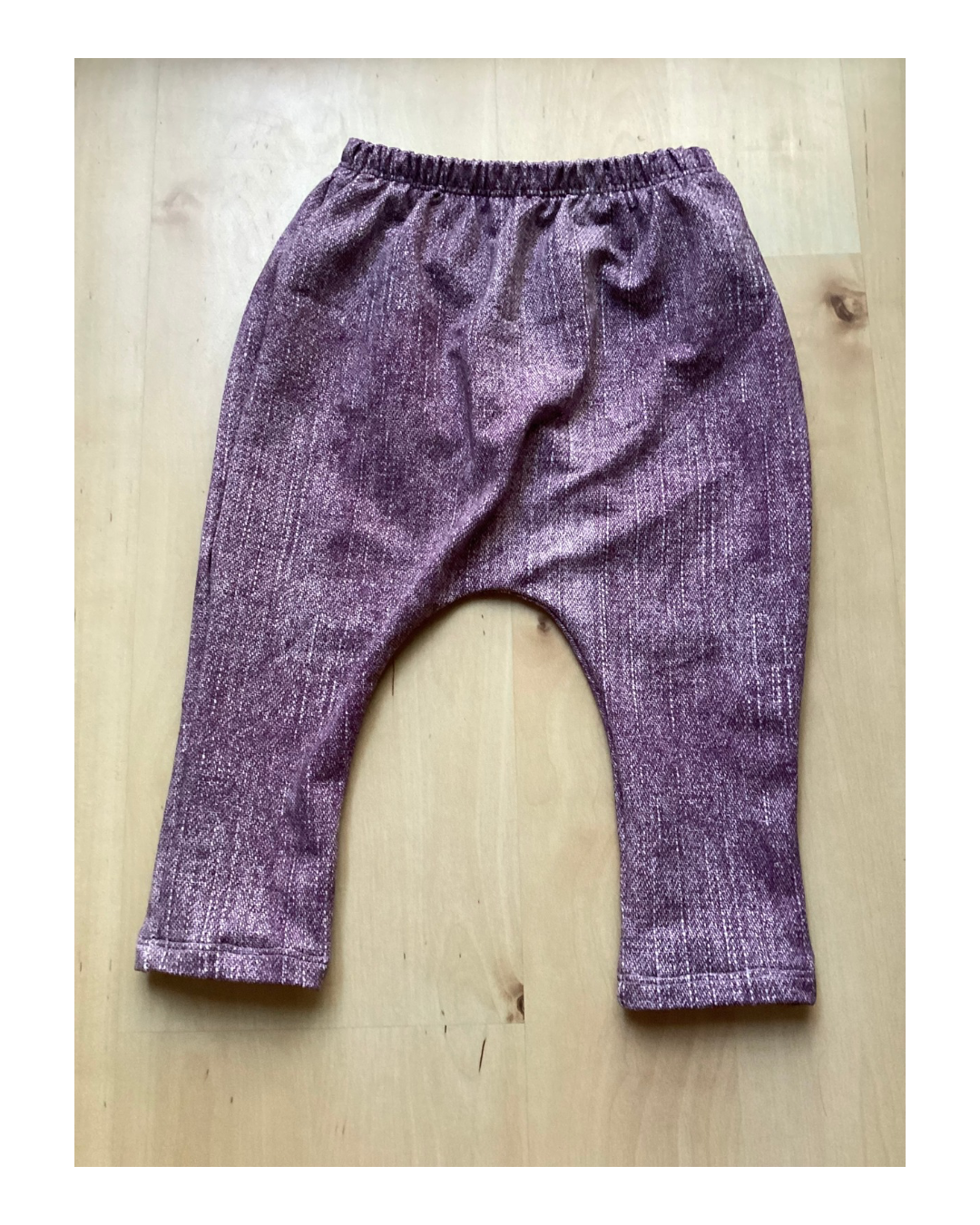 Leggings violettes aspect jean