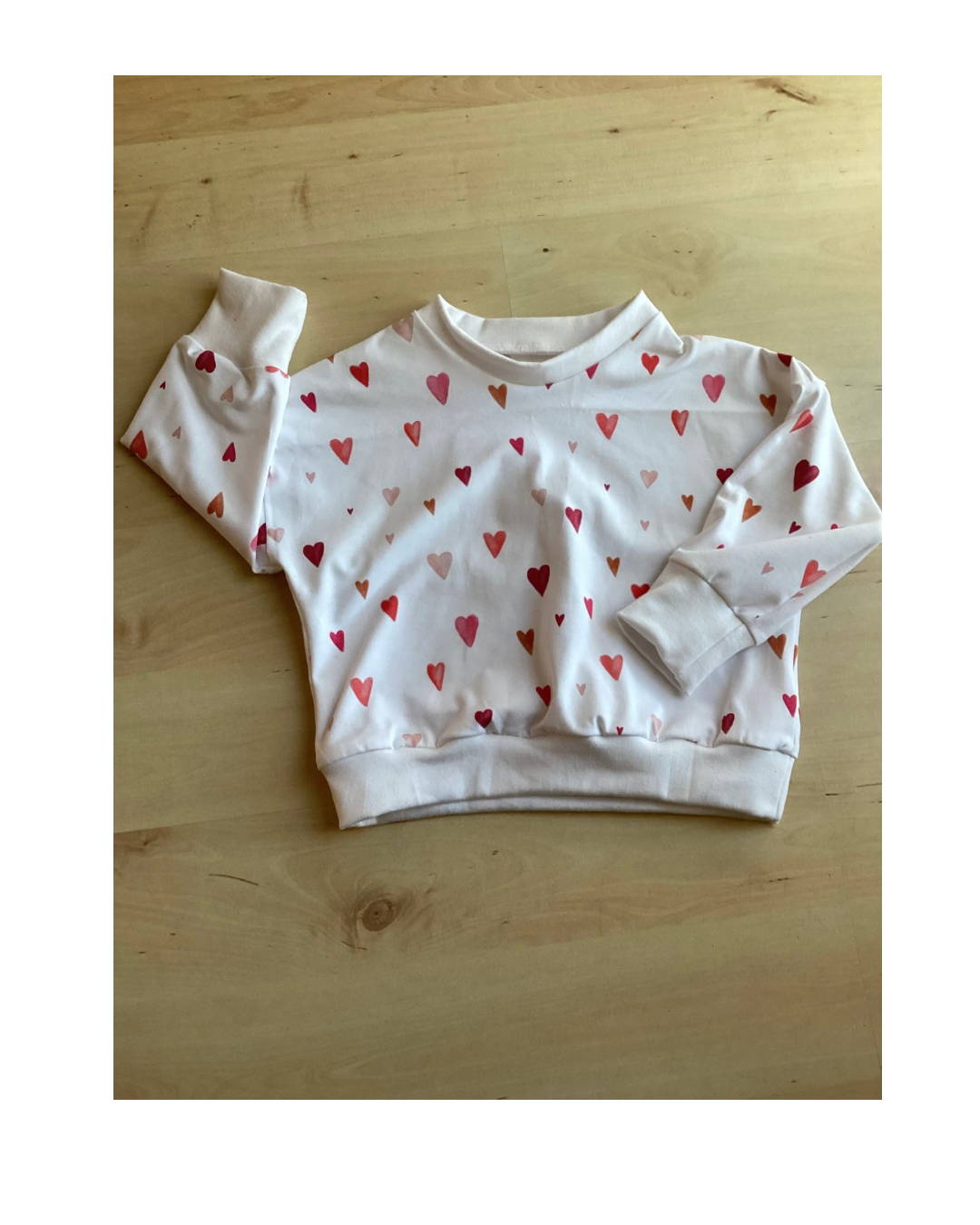 Pull oversize « Cœurs »