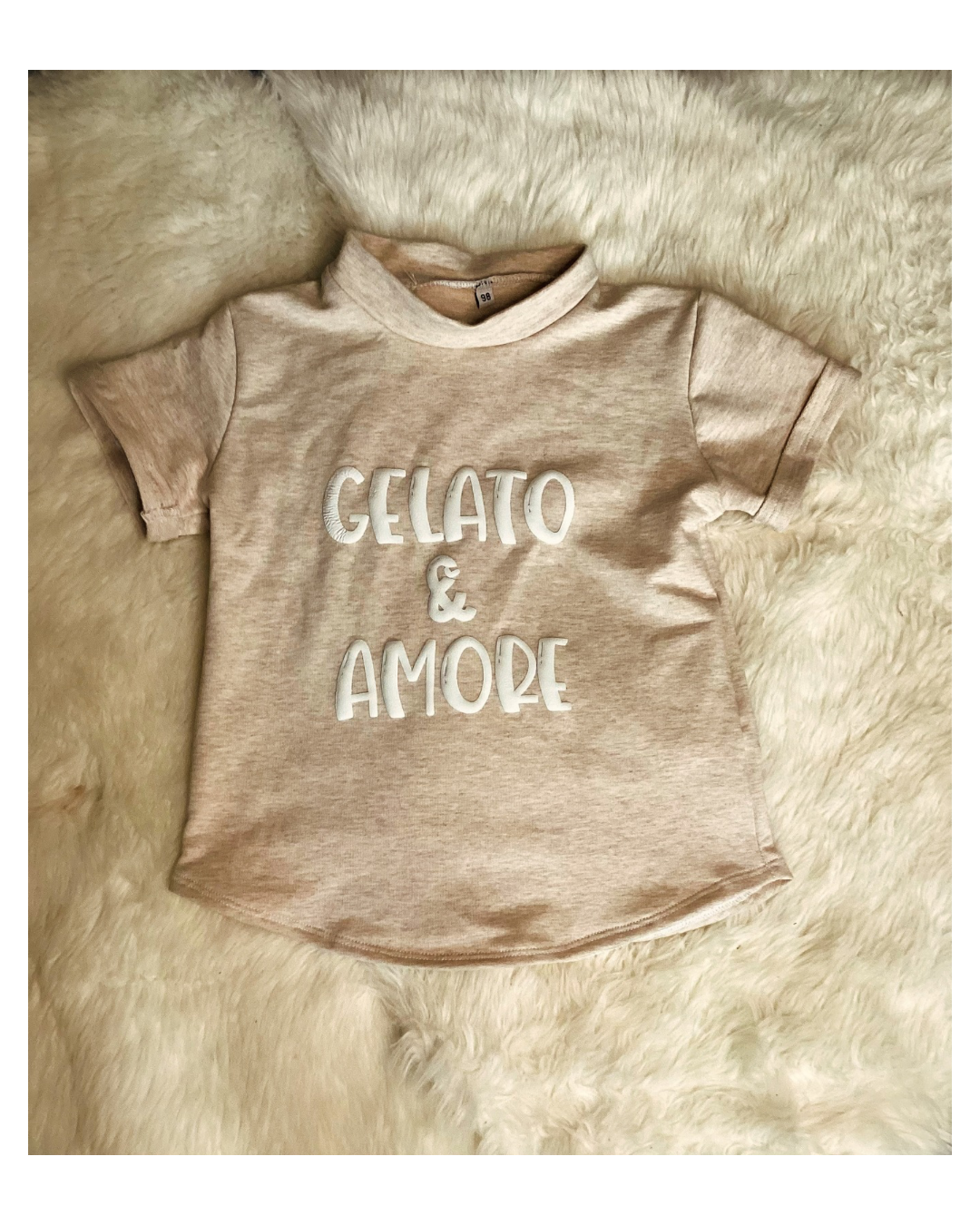 T-Shirt oder Langarm "Gelato &Amore" mit Umschlag