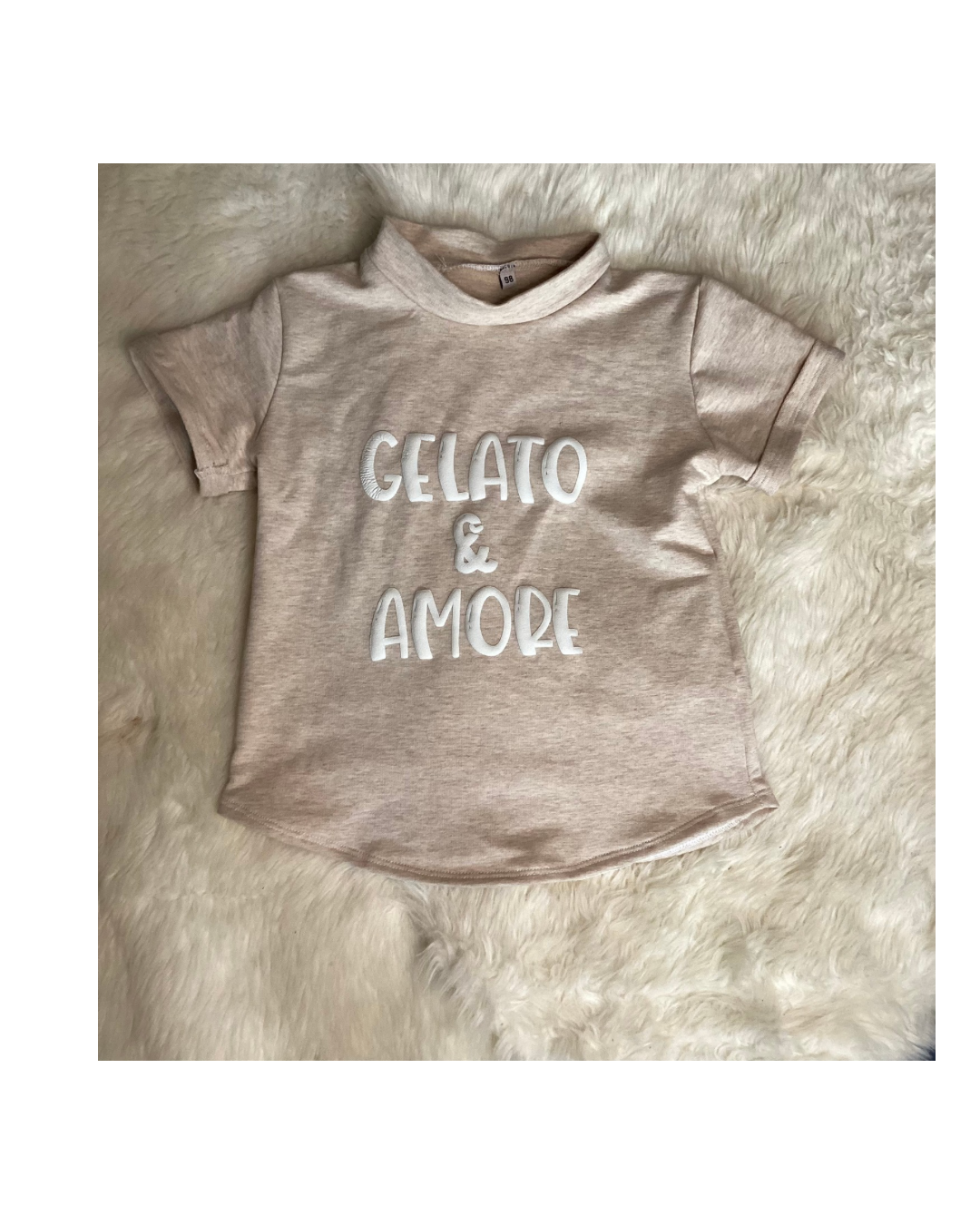 T-Shirt oder Langarm "Gelato &Amore" mit Umschlag