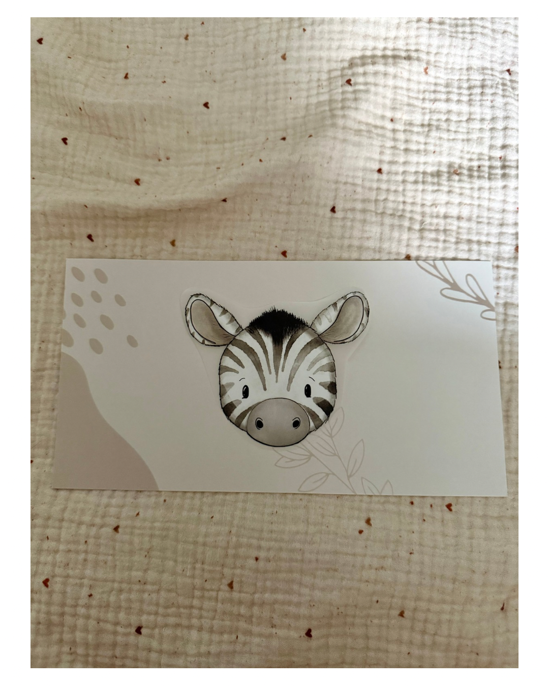 Bügelbild "Zebra"