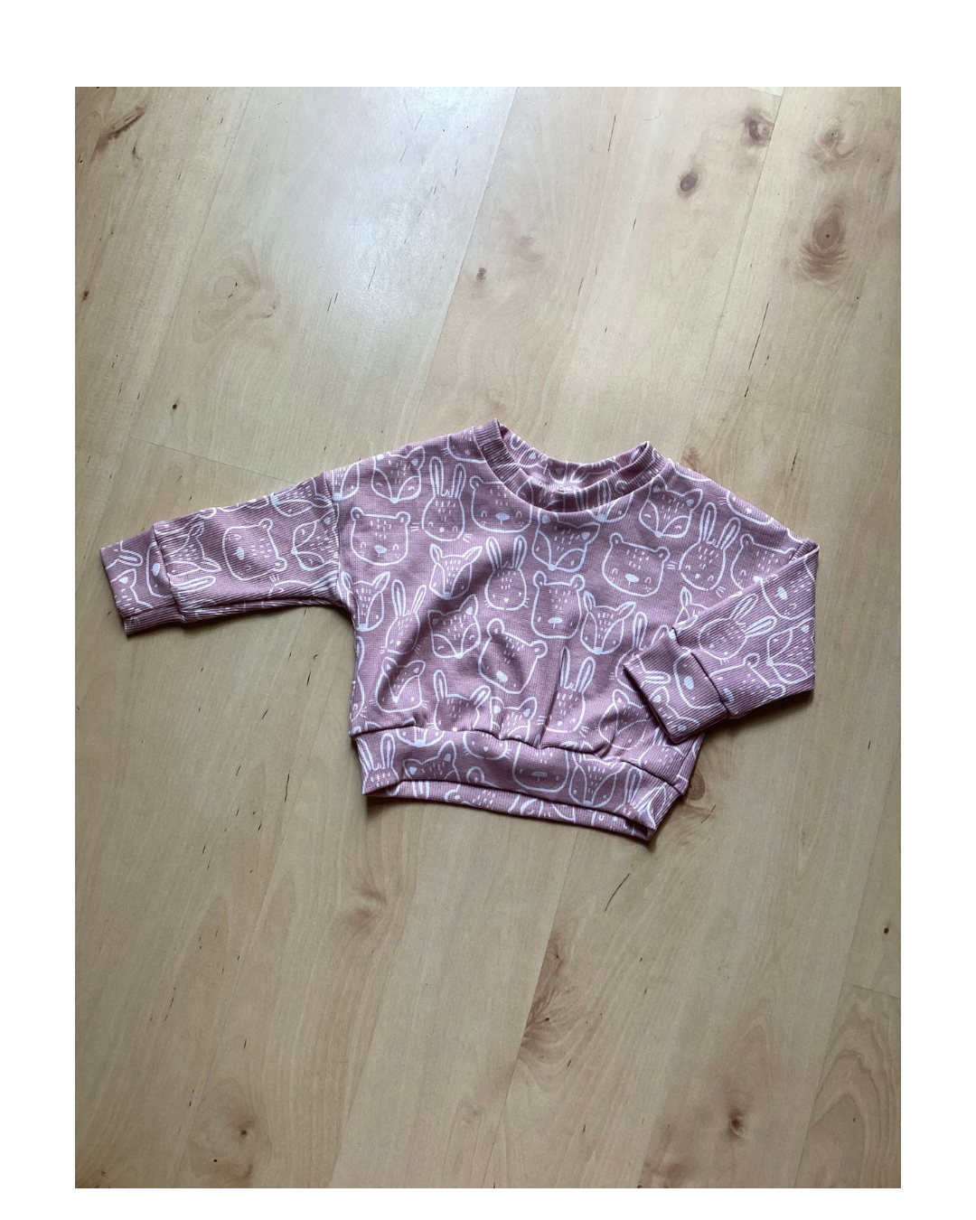 Sweat oversize "Animaux de la forêt"