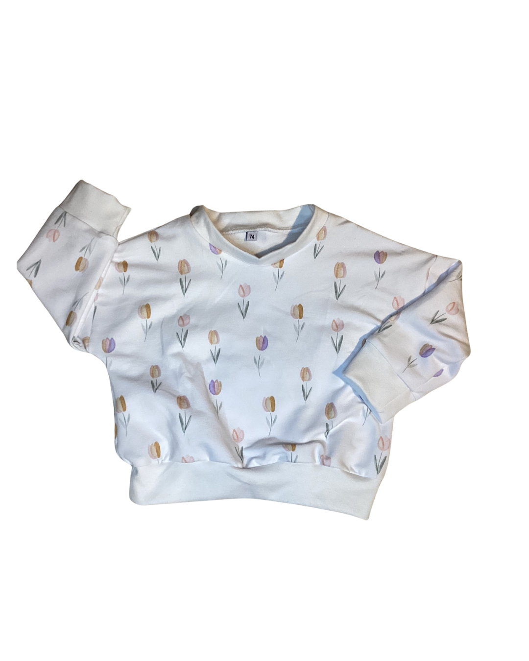 Pull oversize « Tulipes »