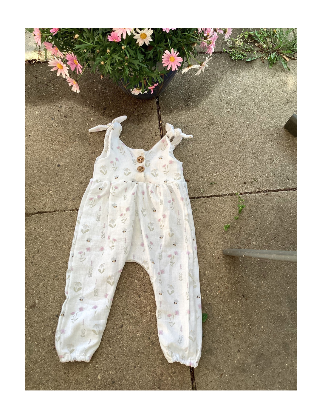 Jumpsuit lang Blumenwiese