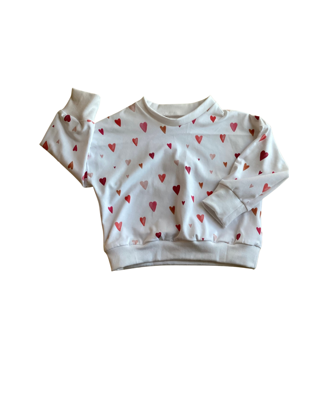 Pull oversize « Cœurs »