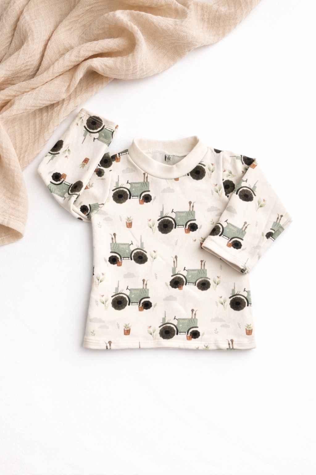T-shirt manches longues tracteur