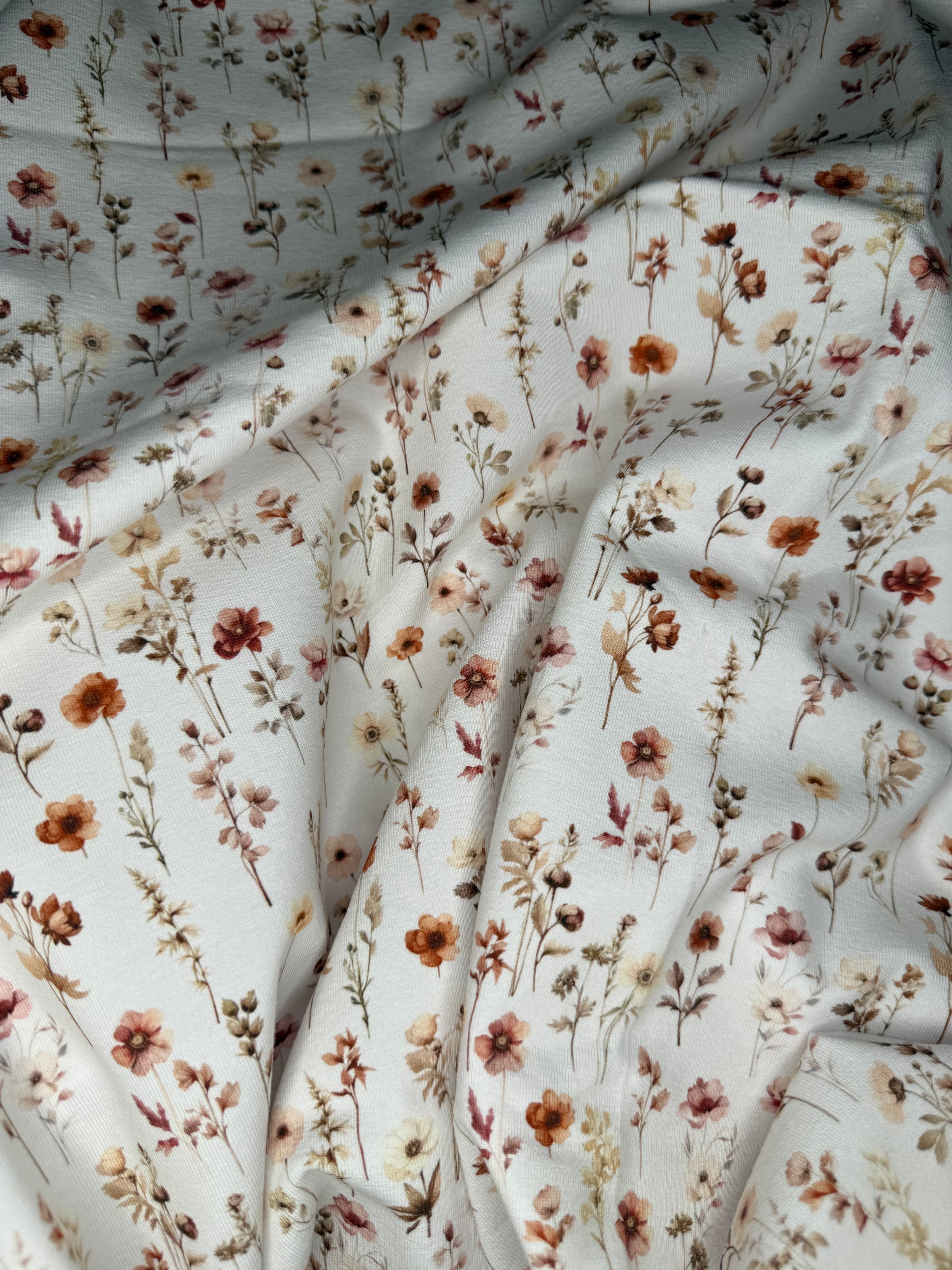 Stoff Vintage Blumen