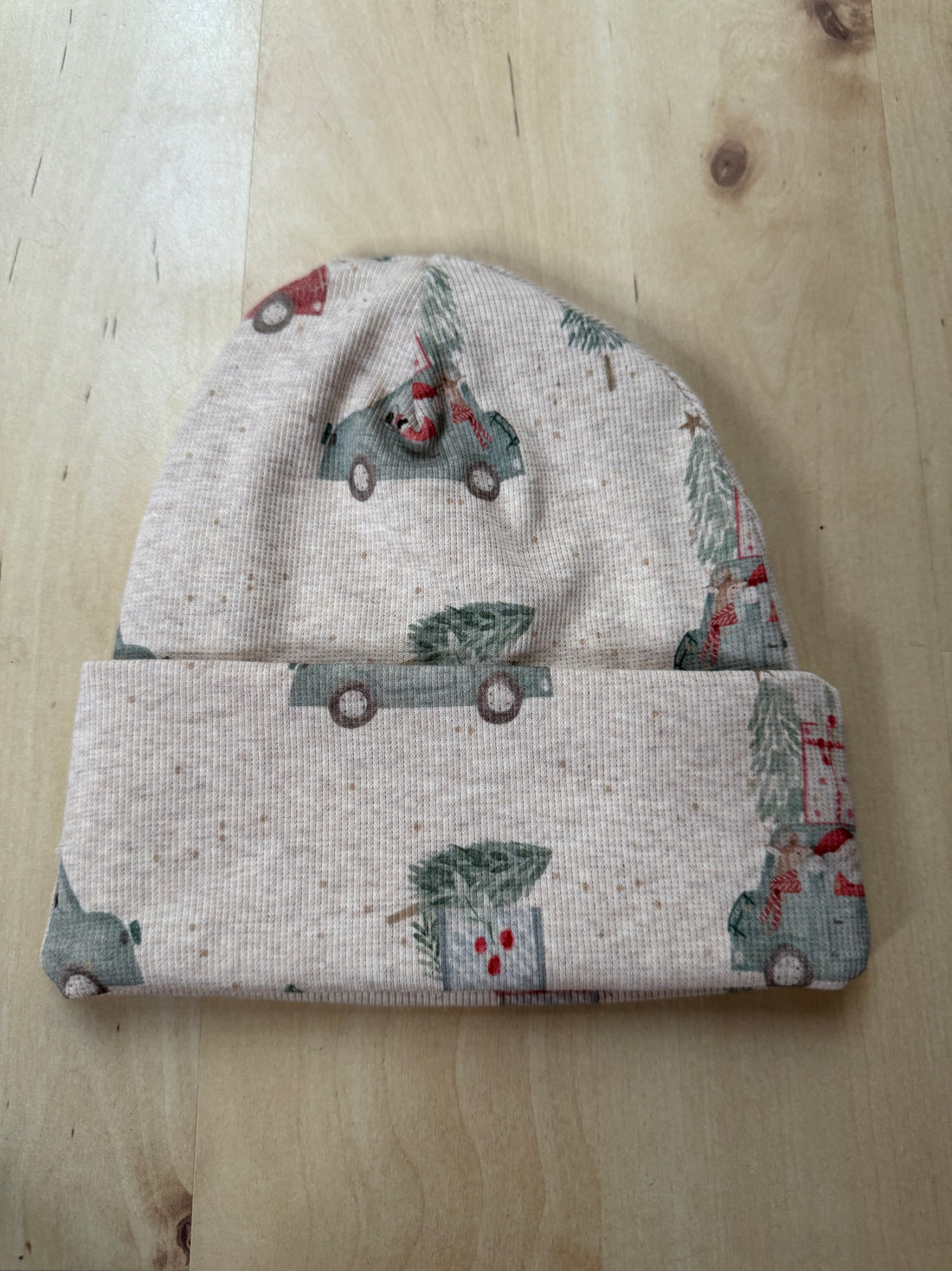 Beanie Weihnachtsauto