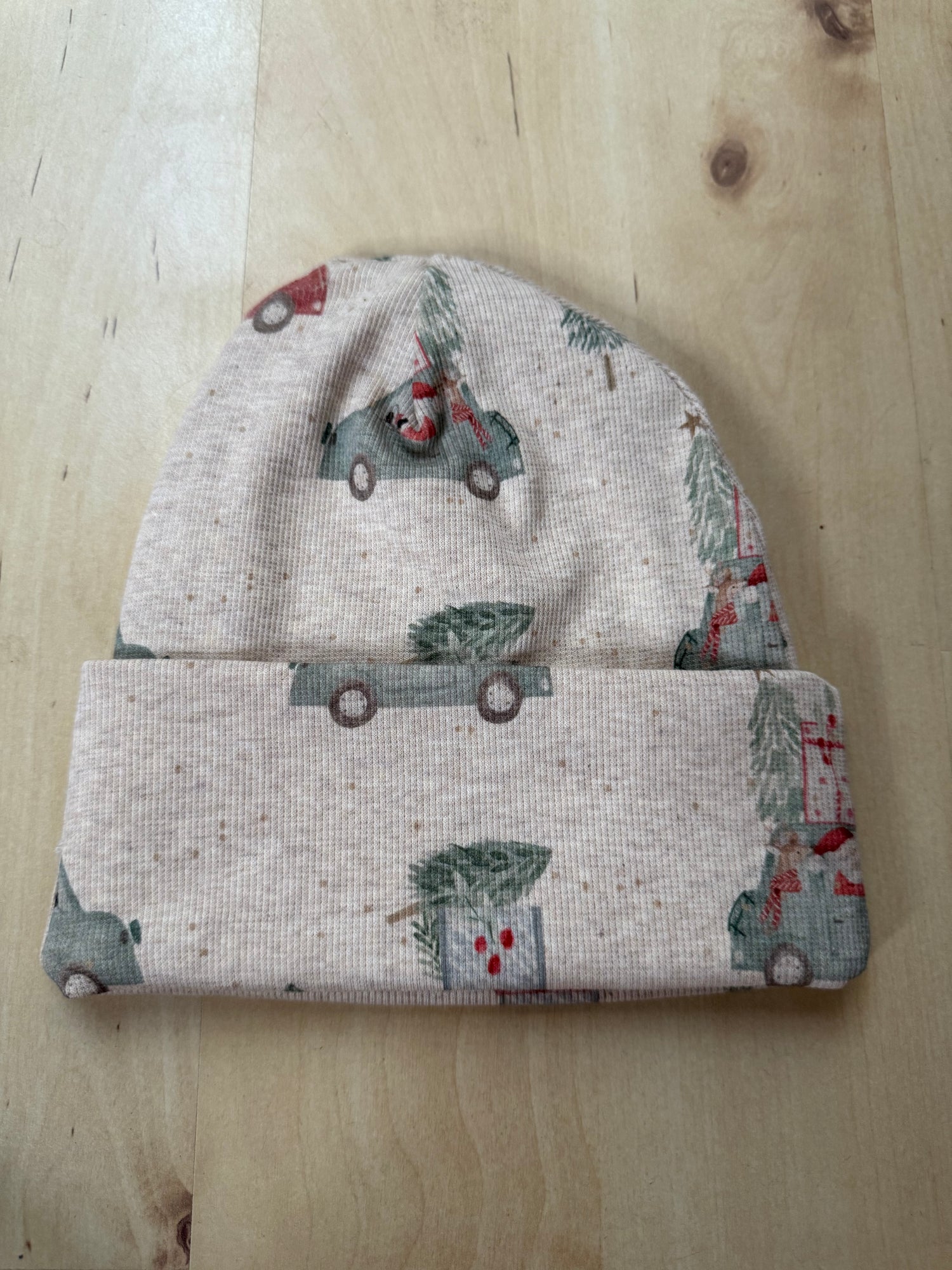 Beanie Weihnachtsauto