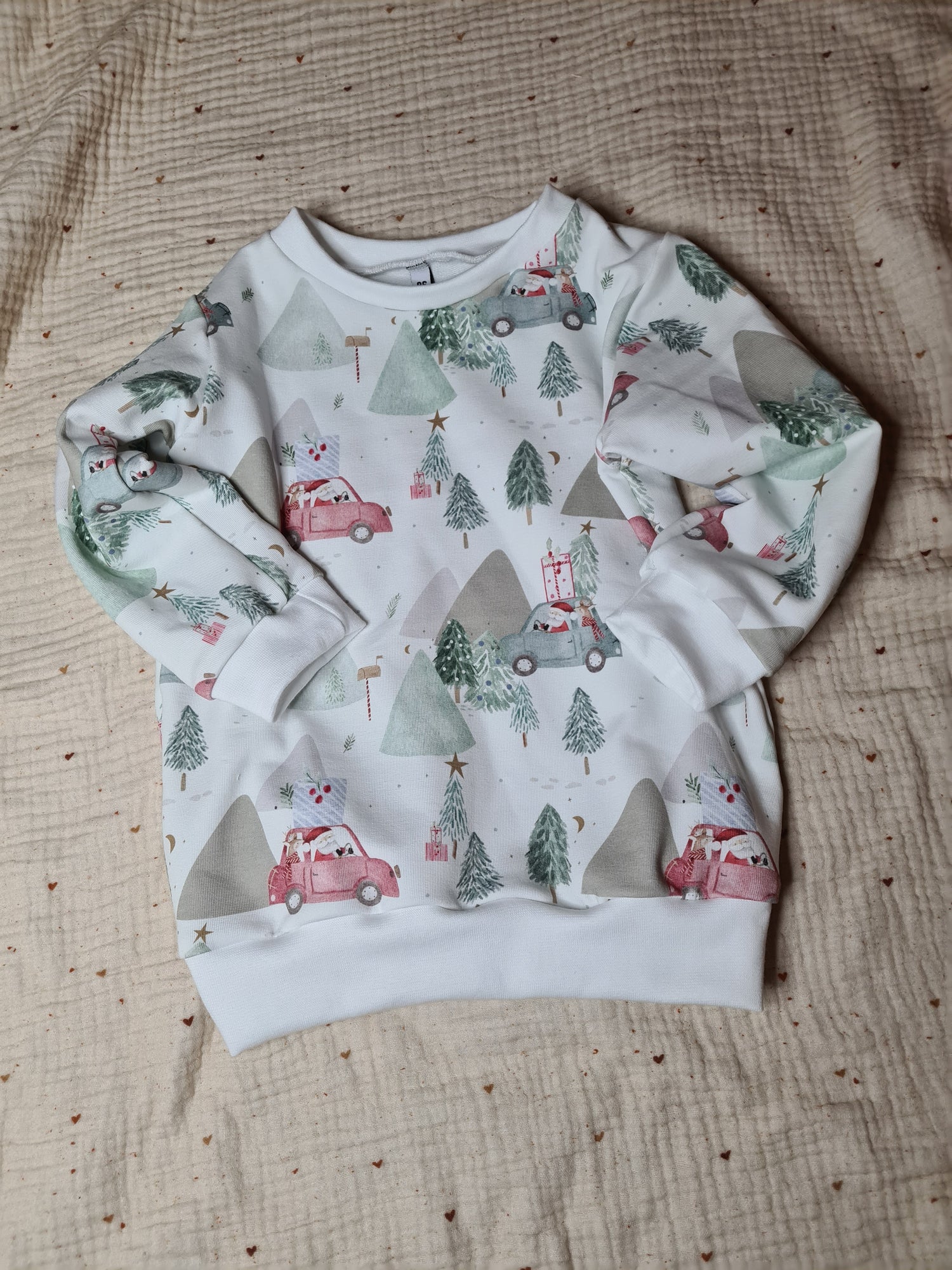 Oversize Pullover &quot;Weihnachtsauto&quot;