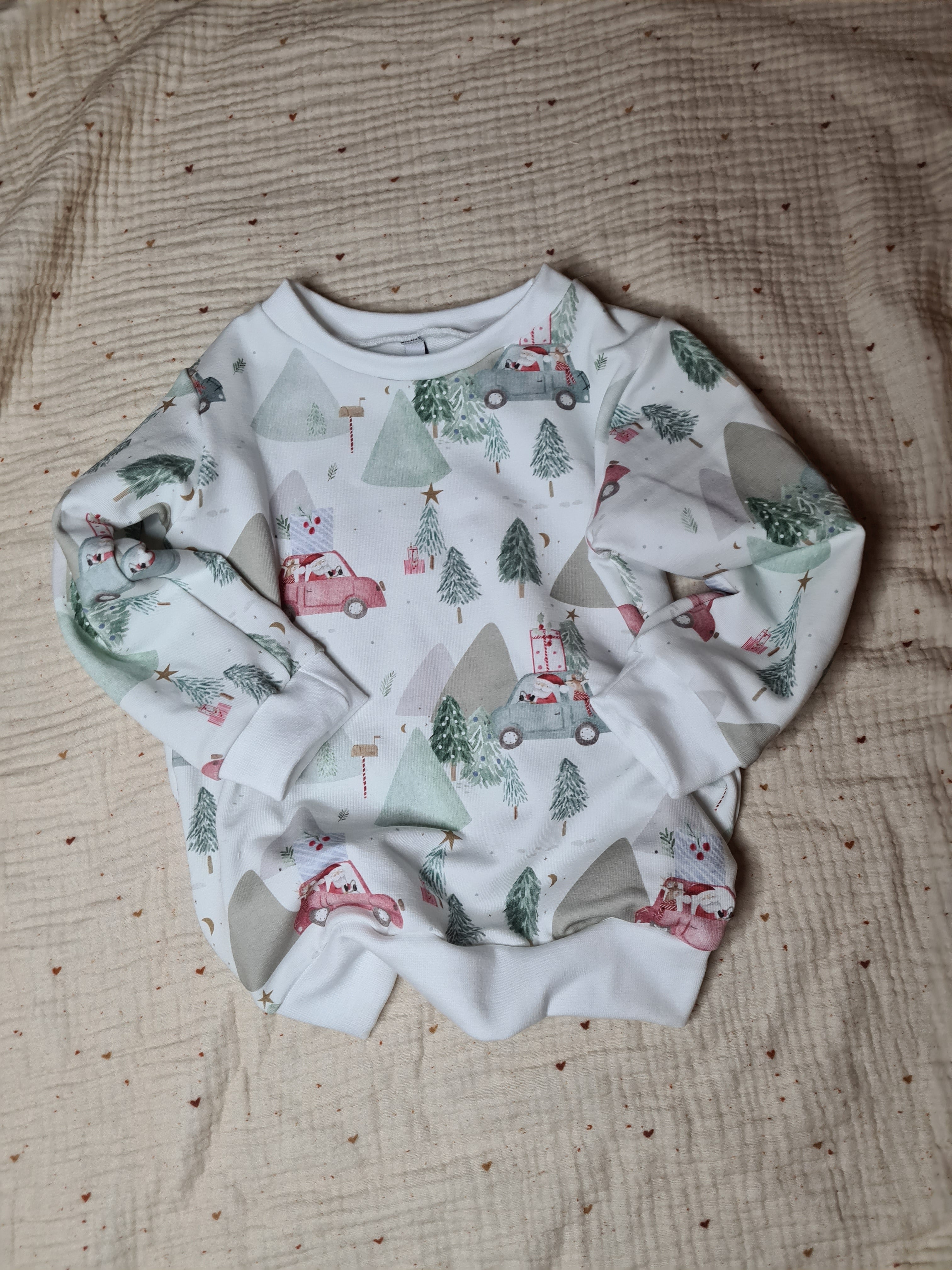 Oversize Pullover &quot;Weihnachtsauto&quot;