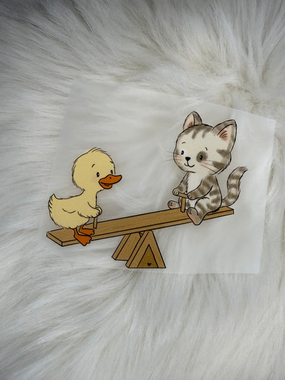 Bügelbild &quot;Wippe&quot;