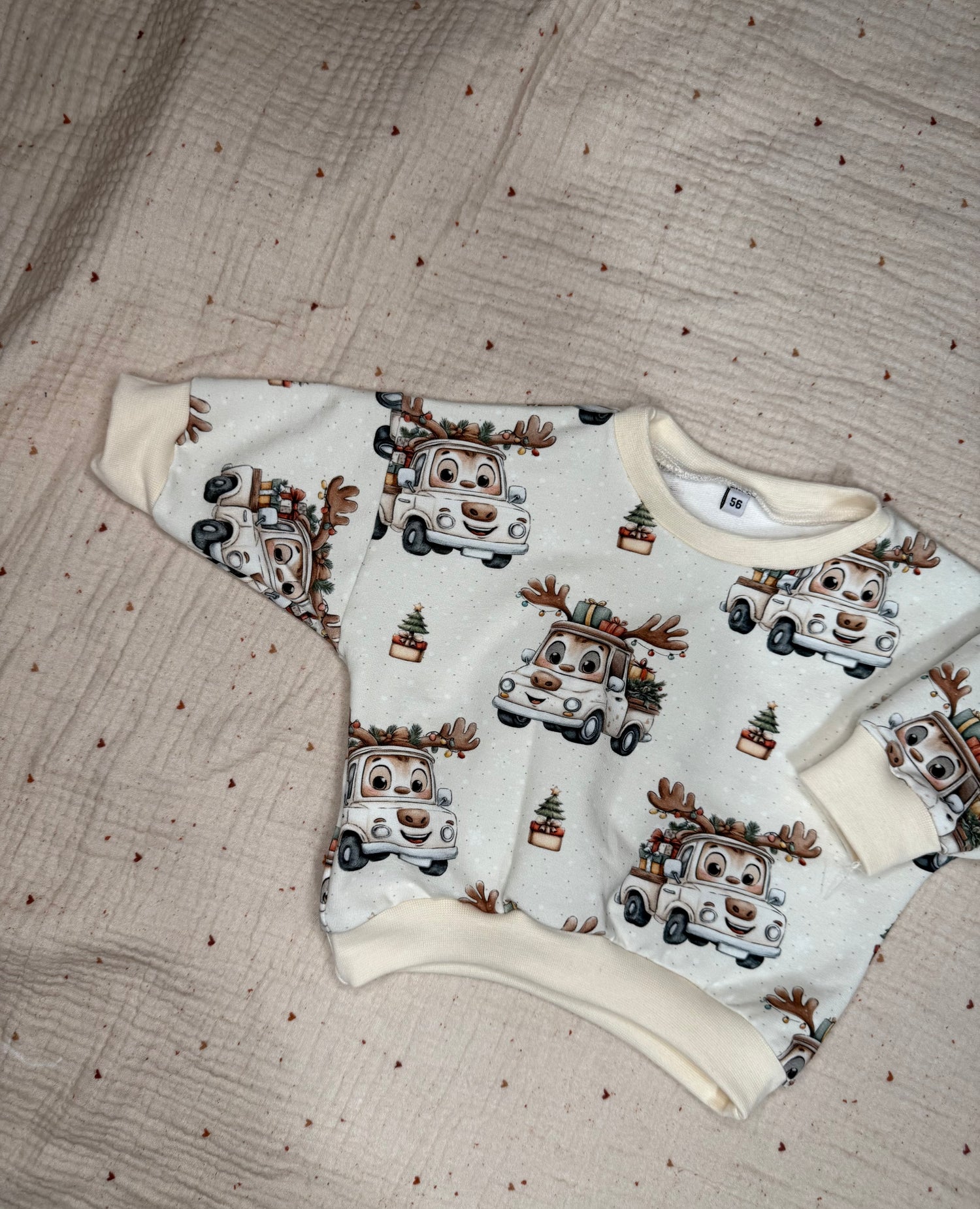 Oversize Sweater Rentierauto