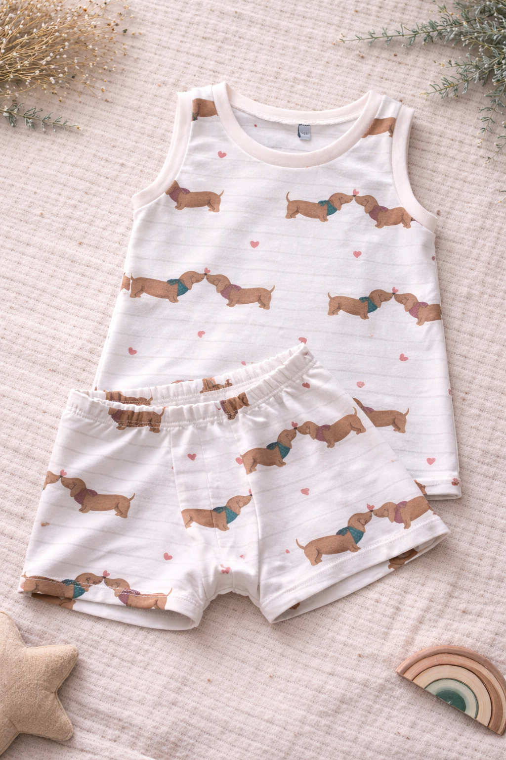 Set Unterwäsche Dackeliebe