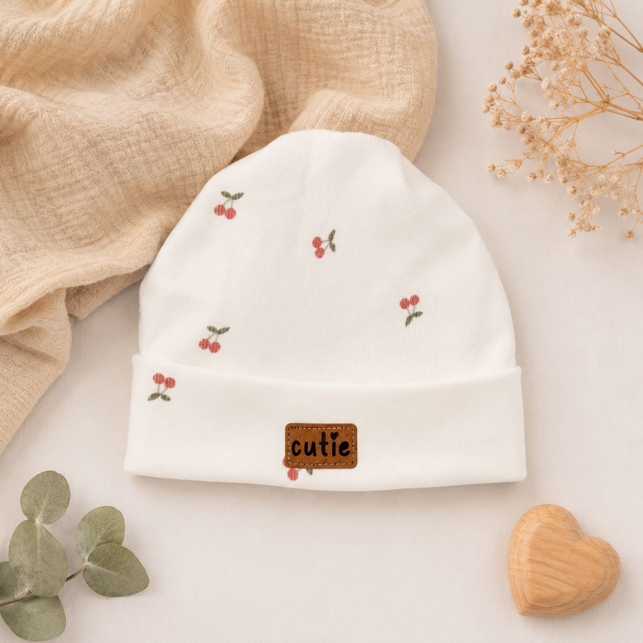 Beanie Kirsche 40-42cm