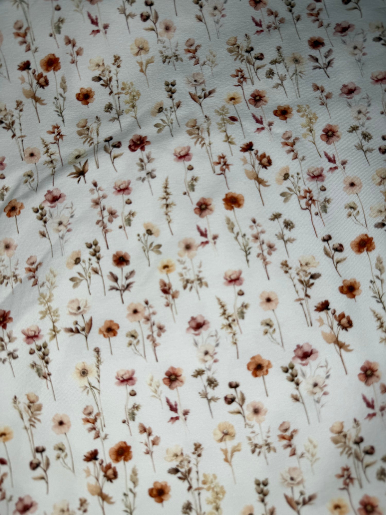 Stoff Vintage Blumen