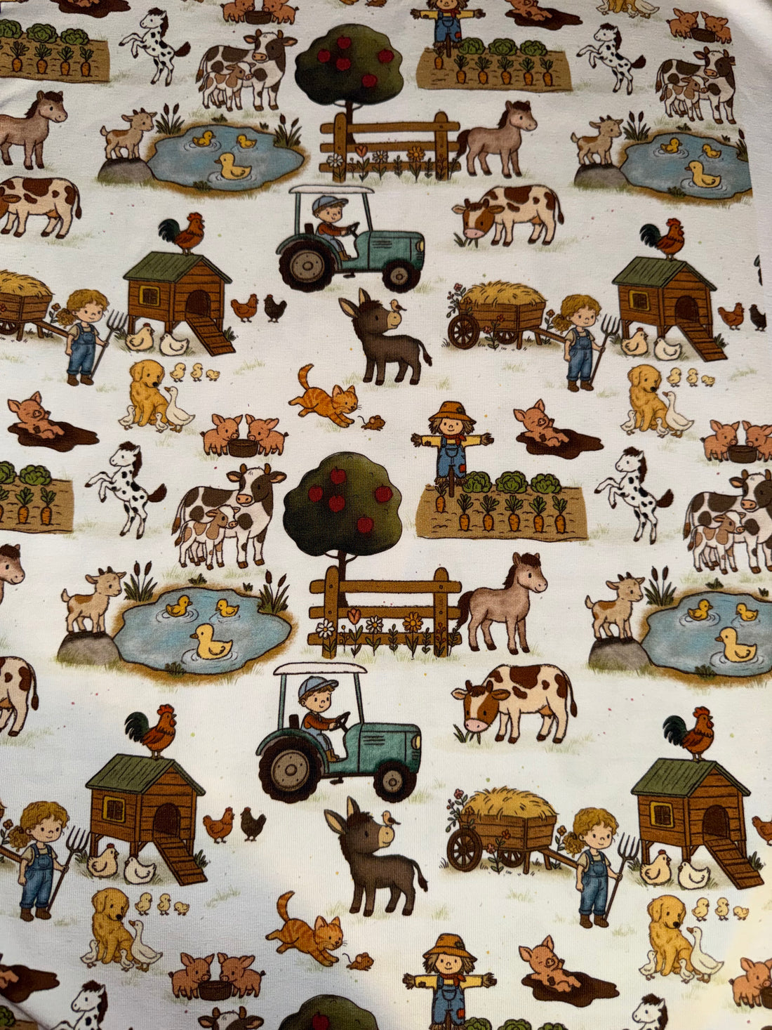Stoff Bauernhof