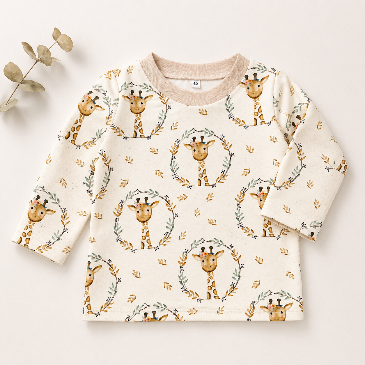 Langarmshirt Giraffe