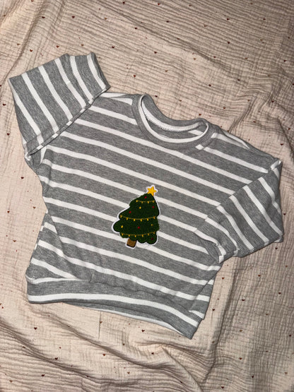 Oversize Pullover mit Tannebaum Patch