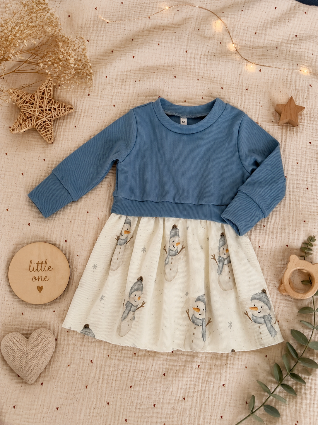 Girly Sweater Schneemann