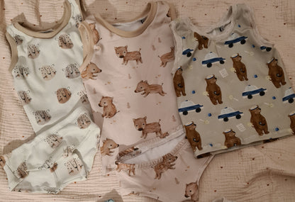 Individuelle Set Unterwäsche