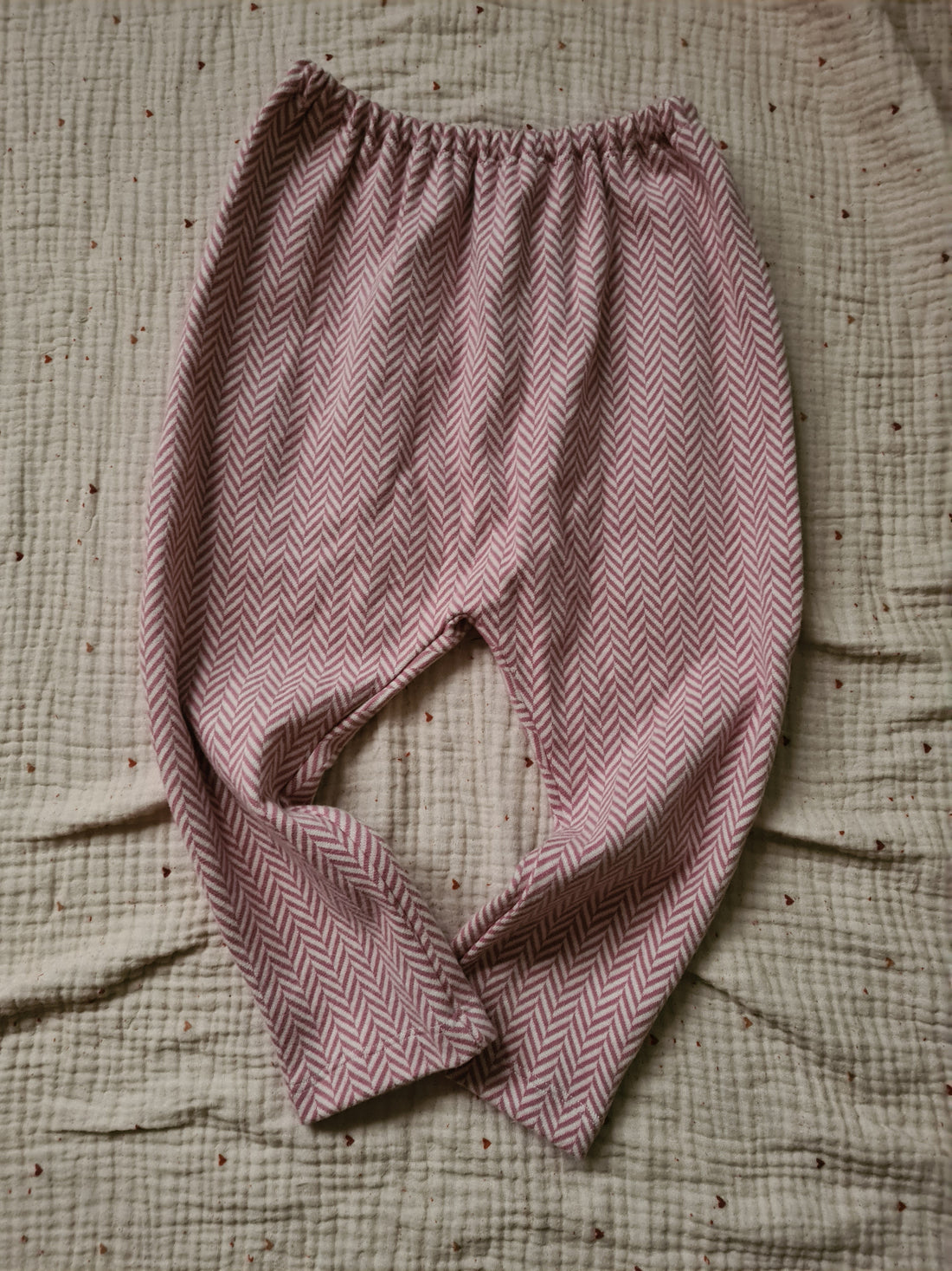 Leggings Rosa Fischgrät