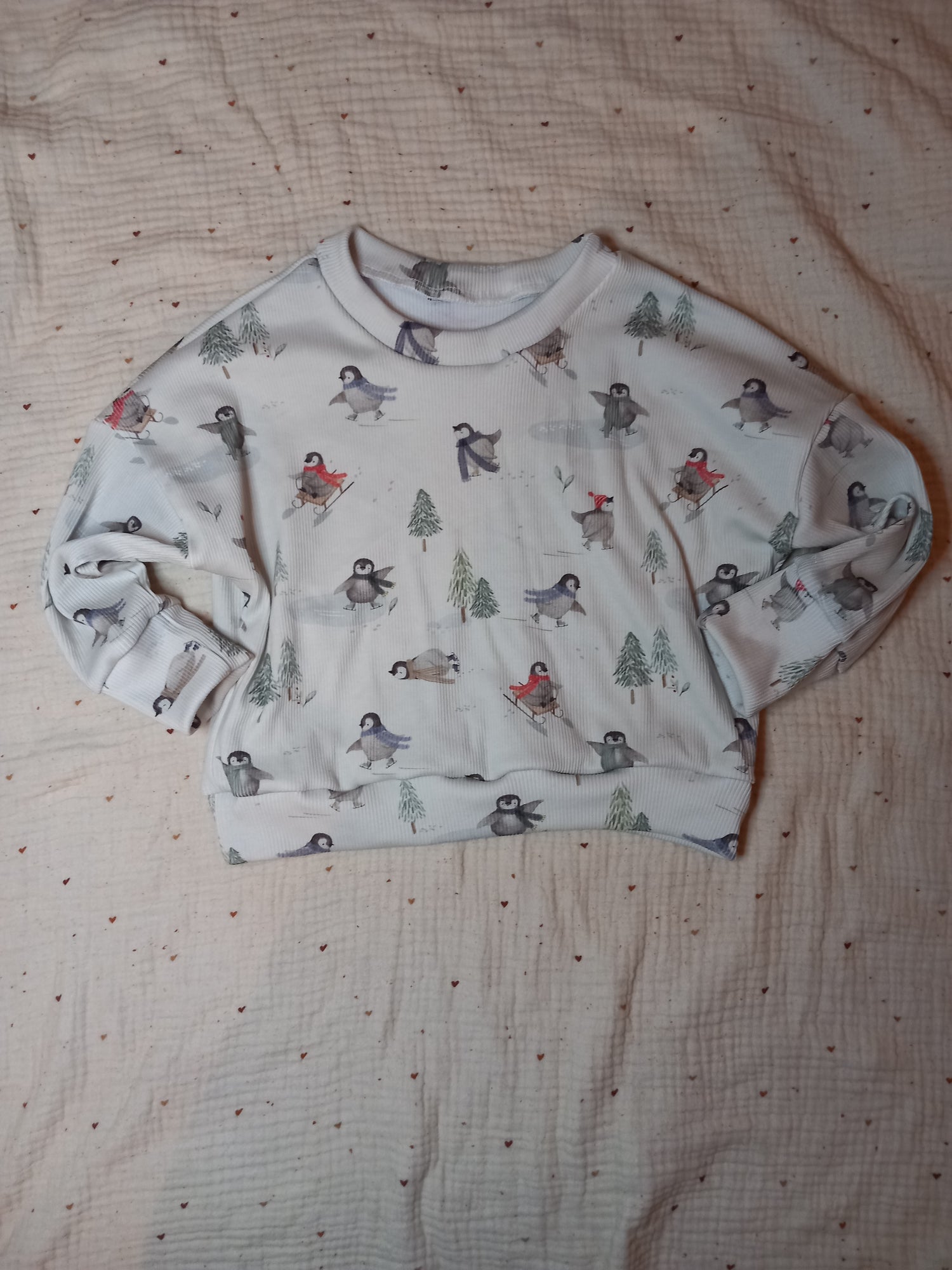 Oversize Pullover &quot;Pinguin&quot;