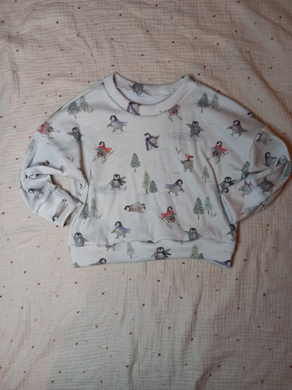 Oversize Pullover &quot;Pinguin&quot;