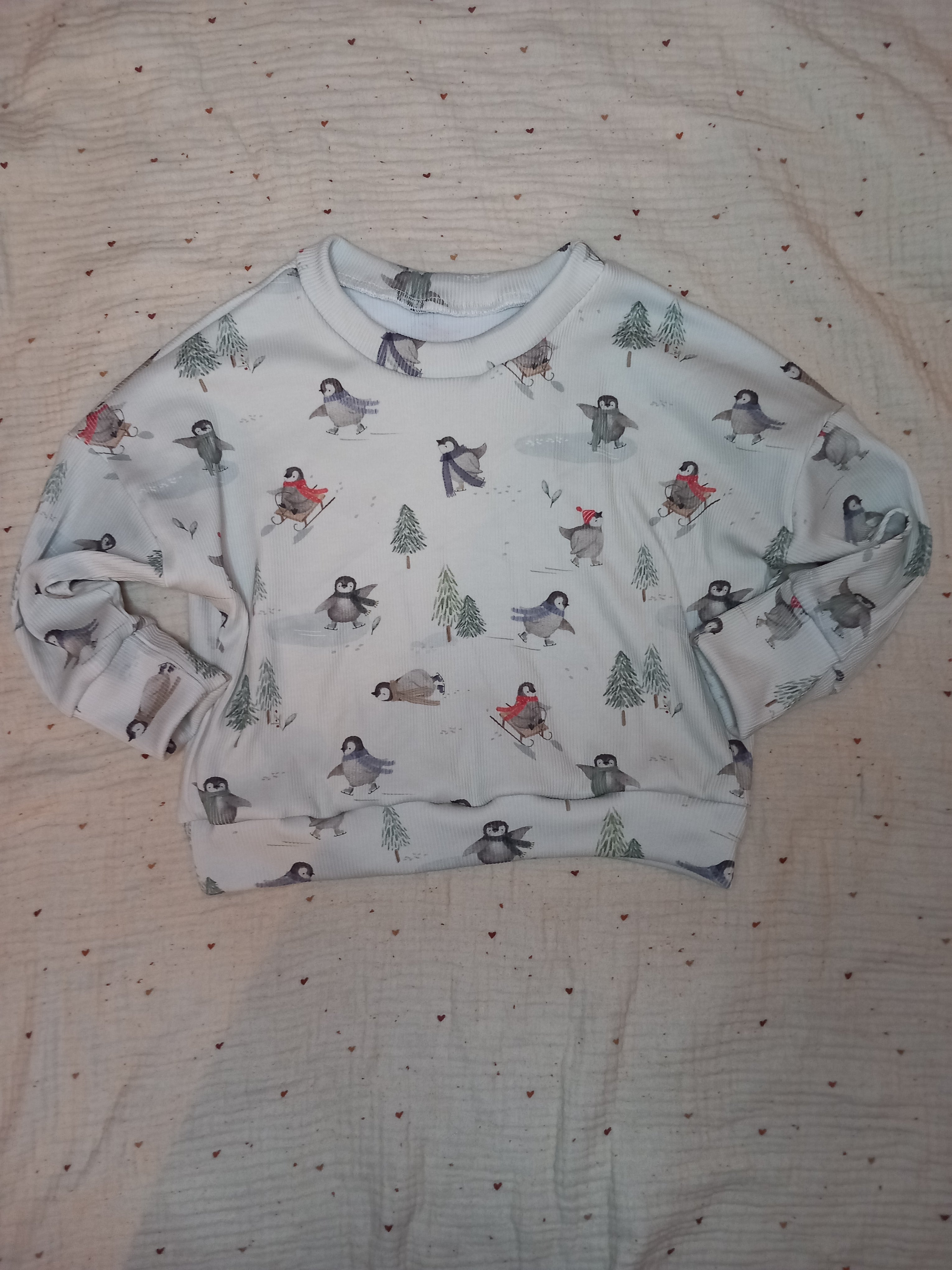 Oversize Pullover &quot;Pinguin&quot;