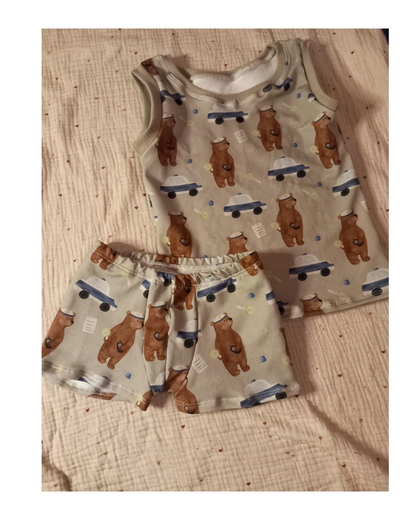 Set Unterwäsche  Polizei Bär