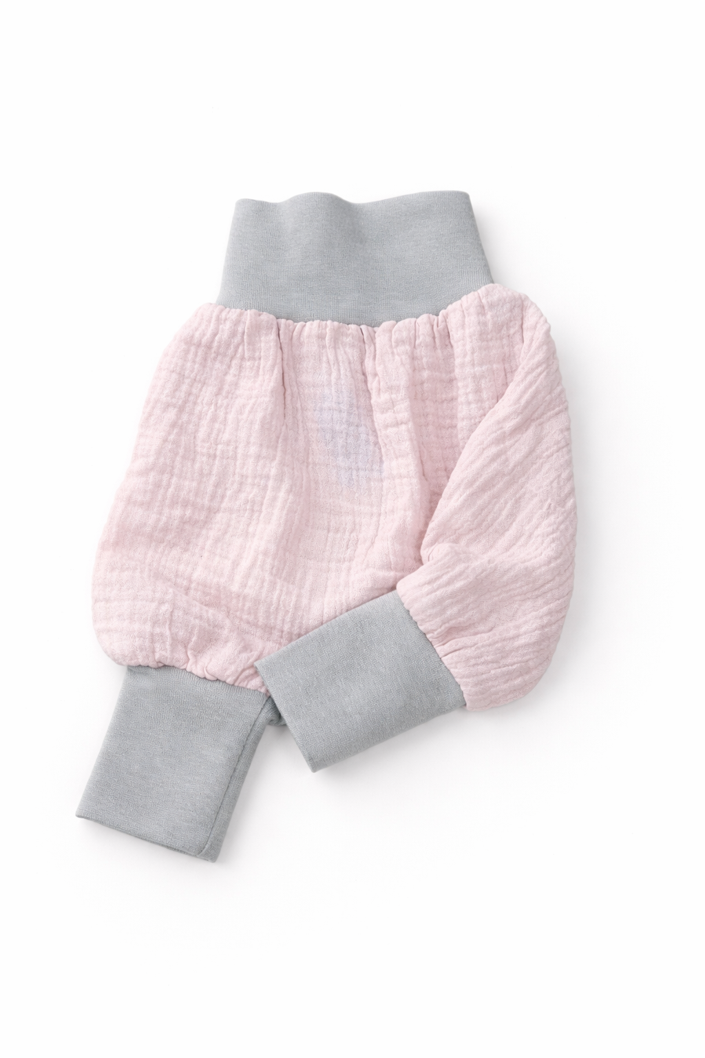 Sarouel en mousseline rose