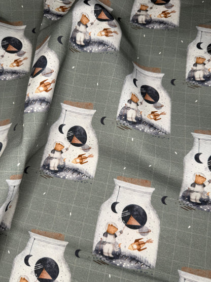 Stoff Astronaut im Glas