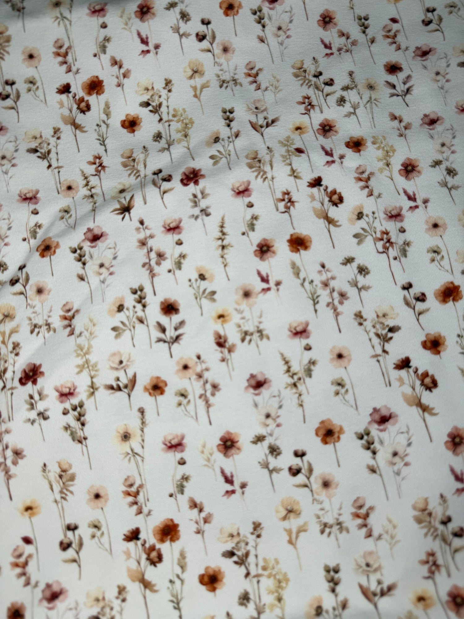 Stoff Vintage Blumen