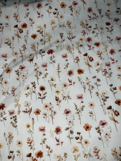 Stoff Vintage Blumen