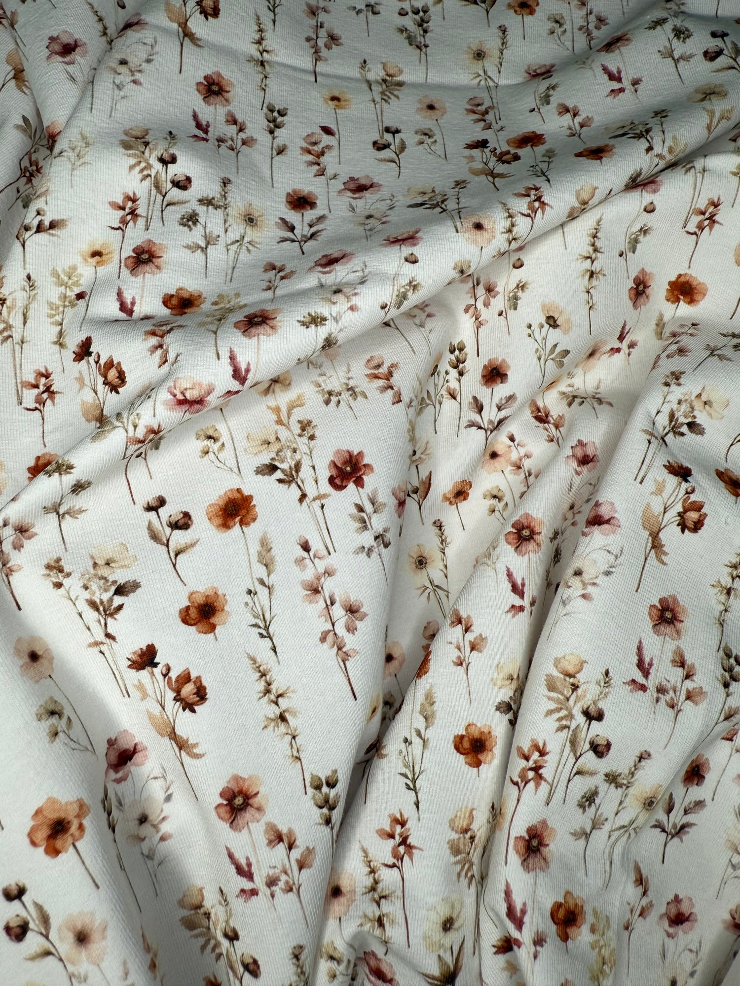 Stoff Vintage Blumen