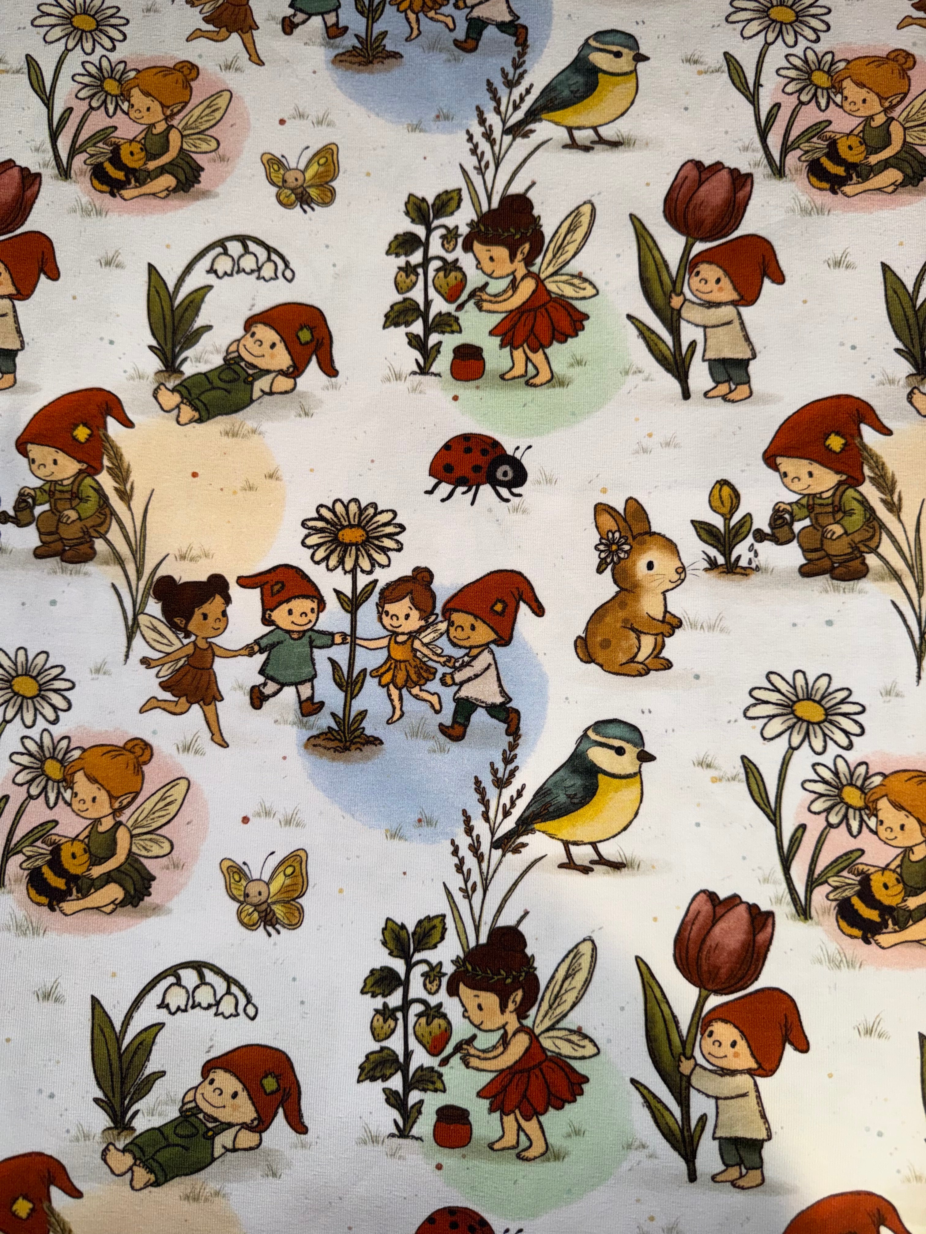 Tissu printemps lutin